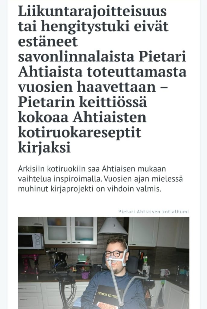 Vuosi 2021 alkoi jutulla lehdessä.